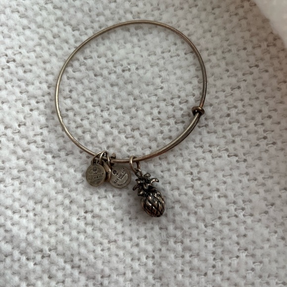 Alex and Ani Pineapple Bangle Bracelet - Picture 2 of 3